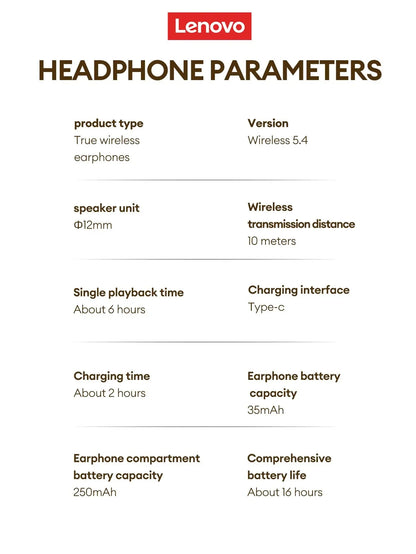 Lenovo LP25 Wireless Headphone